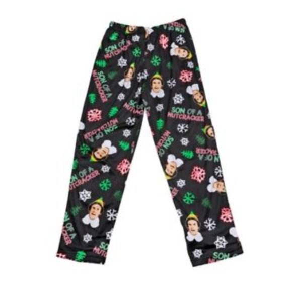 Mens Buddy the Elf Pack Christmas Character Graphic Shirt and Fleece Sleep Pants - Picture 3 of 5